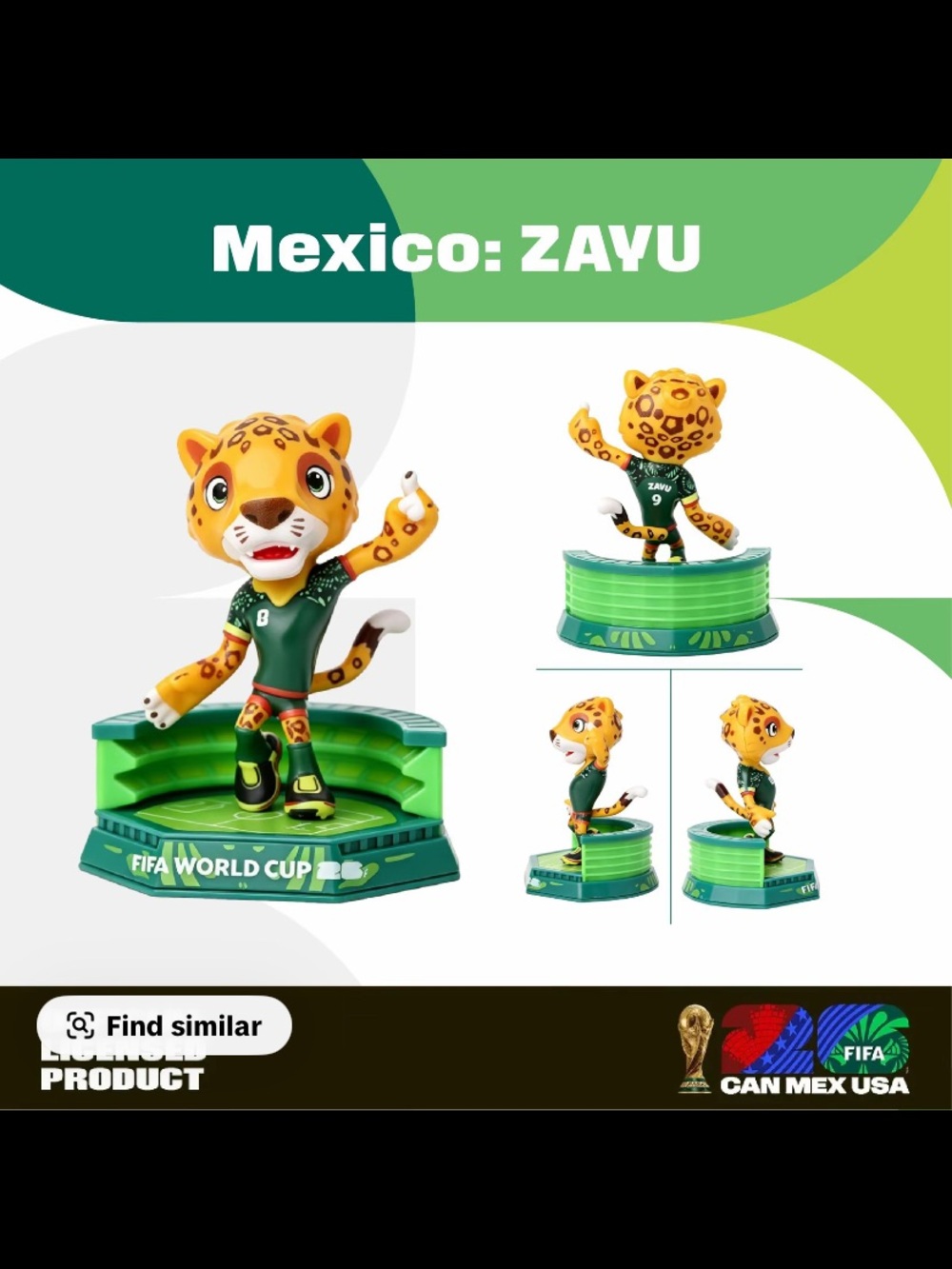 FIFA 2026 WORLD CUP Mascot Collectible Gift Set - 3 Figurines - Picture 8 of 13